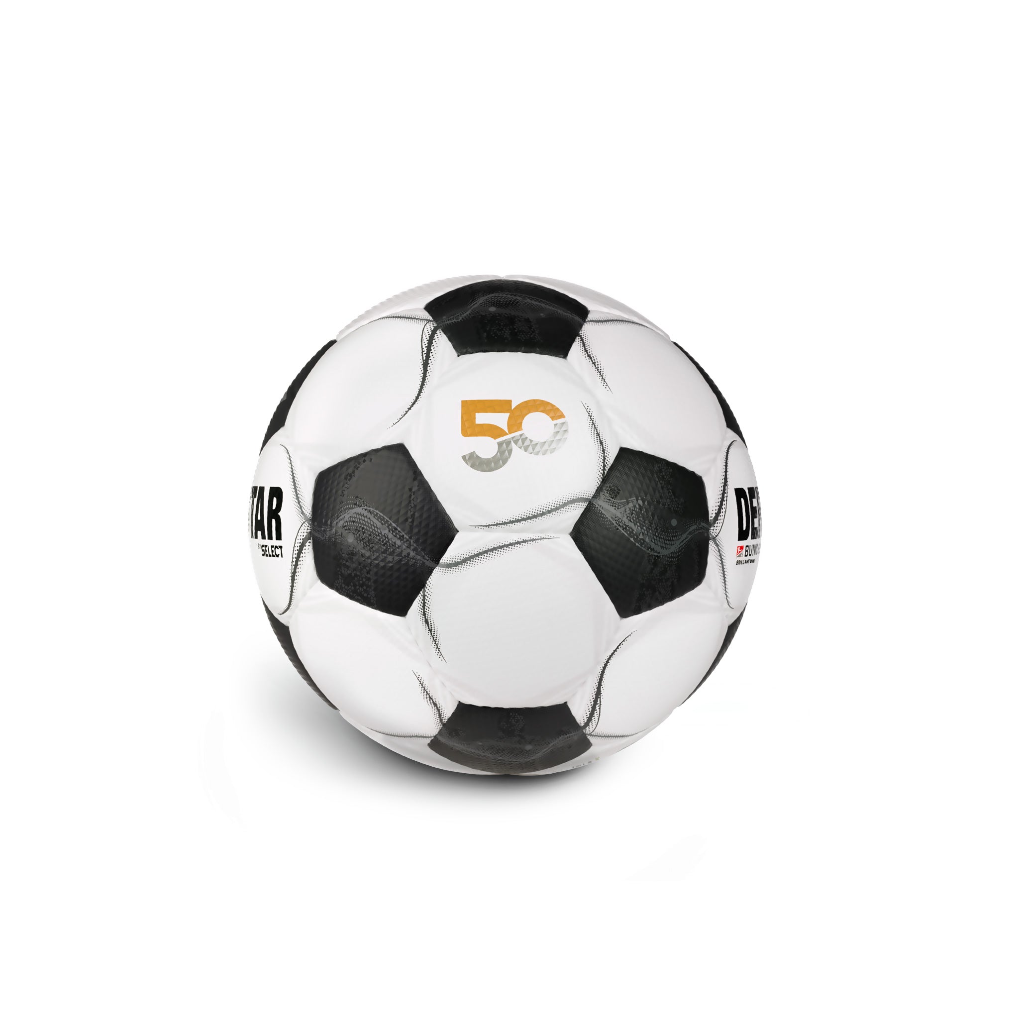 2. Bundesliga Brillant Mini Classic v24 #farbe_weiß/schwarz